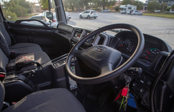 Truck interior