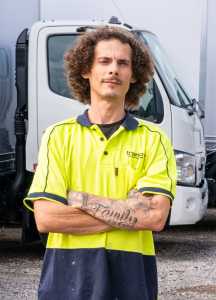 Zane Robertson from Tranto Trucks